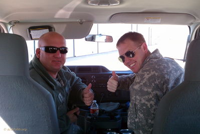 left to right:  CW2 Nic Perri and CW2 Evan Dewan in Colorado for high altitude training months prior to our deployment to Afghanistan.
Mike Caudle Photo
