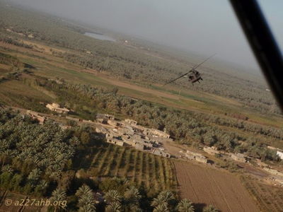 North of Bagdad
CW2 Jason Dallas Photo

 Tigres River in the distance 
