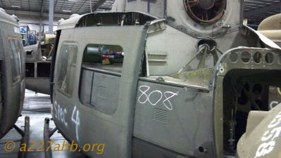 Jim Coopers â€œ old rideâ€ sitting in a warehouse in Washington state @ NW Helicopters Inc.
Brian Reynolds Photo

Dirk Appel found 64-13808.  "Your Helicopter N643NH, was formerly US Army 64-13808.Â  On behalf of my old unit, A Co. 227th Assault Helicopter Battalion, Ist Cav. Division (airmobile), I have been locating war-birds that made a difference and shaped our lives."
