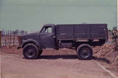 Captured Russian Truck
Bob Witt Photo

Russian Truck captured in the A Shau Valley 1968
