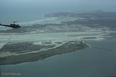 Tuy Hoa AFB
John Keller Photo

Tuy Hoa Air Force Base, flight enroute to Phan Thiet, February 1967
