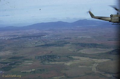 Pleiku area
John Keller Photo

Looking west at Pleiku area, December 1966.
