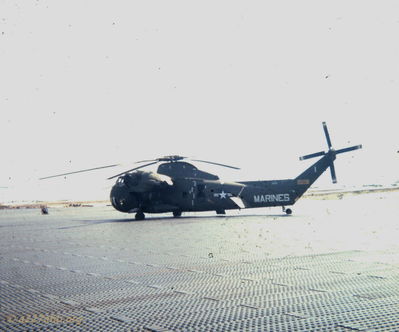 Marine Chopper at Da Nang
Chuck Stevens Photo
