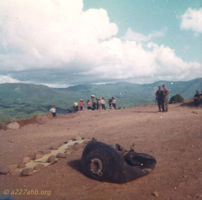 Collapsed fuel bladder
Milo (Mike) Schlaudraff Photo

Unknown hill top
