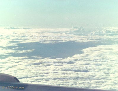 Above the clouds
Bill Flora Photo

Coming Back from R&R
