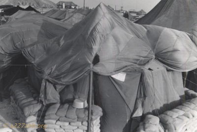 Platoon Leaders tent at Evans
Jay Dirnberger Photo
