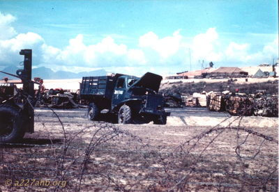 Captured Ammo & Truck
John Woods Photo
