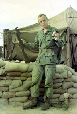 Bob Witt with Granade Launcher
Bob Witt Photo

