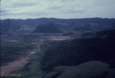 The Rockpile
Bob Kelly Photo

LZ Rockpile - the North route out of Khe Sahn.
