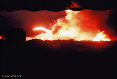 Ammo Dump Fire
Bob Kelly Photo
