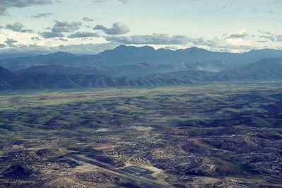 Camp Evans (1968) looking to the West
Photo Courtesy of Tim Wilson/11th GS, 1st Cavalry Division (Airmobile) 
