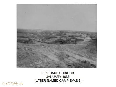 Fire Base Chinook 
Bob Mauney Photo
