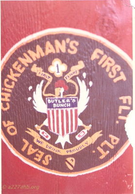 Seal of the First Flight platoon (Butler's Bunch) 
Terry Moore Photo

