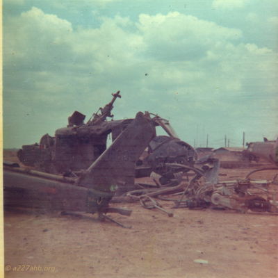 Remains of  UH-1H 66-16806 
Steve Chrisman Photo
