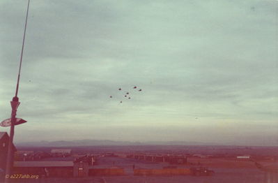 Last flight of Chickenman Feb (?) 1972 
Dennis Howell Photo
