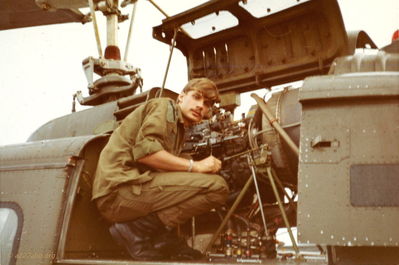 Dale Franson on flight line 
Dennis Howell Photo
