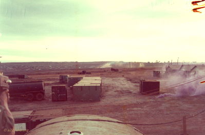 Incoming fire 
Dennis Howell Photo
