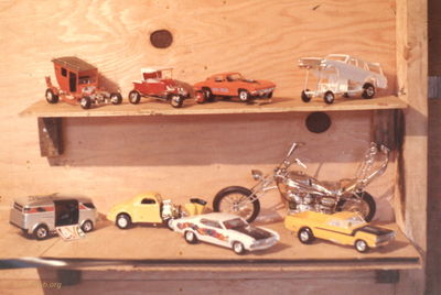 Models built during down time 
Dennis Howell Photo
