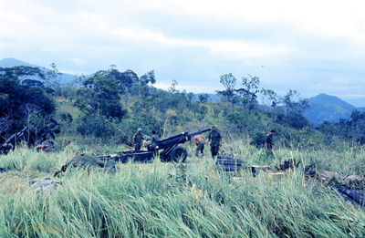 Artillery position, new LZ NW of Phan Thiet 
JP Edwards Photo
