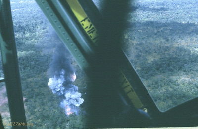 Gun Ship down  - LaDue & Kelly D/227 '67
JP Edwards Photo
