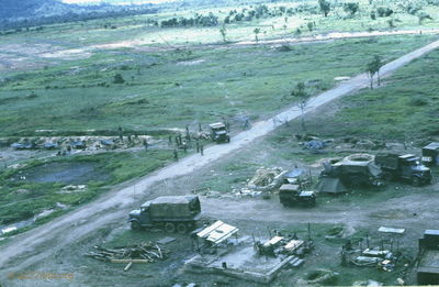  ARVN Engineer encampment hit along Hwy 1, '67 
JP Edwards Photo

