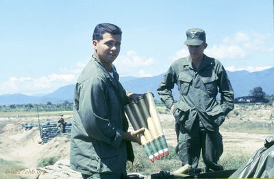  LZ Judy "Duster" ammo; w/ Jerry Bohnam & Richard Penny '67 
JP Edwards Photo

