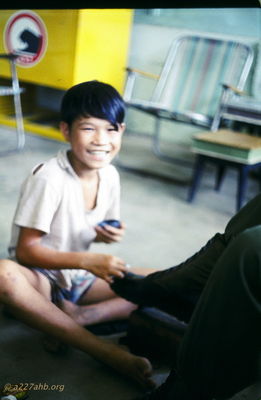  Phan Thiet; shoeshine boy '67 
JP Edwards Photo
