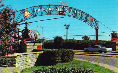 Main Gate Fort Wolters
Wayne Trucke Photo

Main Gate into Fort Wolters

