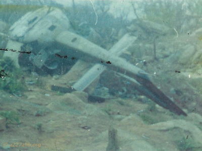 Crash Site
Bill Flora Photo

Unknown aircraft and unknown location
