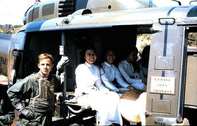LZ Betty - Shannon with School Girls
Jerry Westenskow Photo
