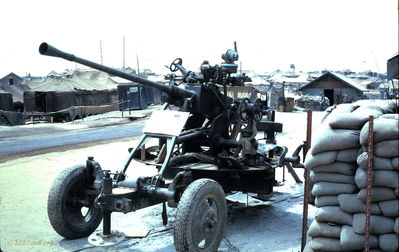 AA from the A Shau Valley on display at Camp Evans
Jerry Westenskow Photo
