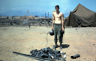 Page - Camp Evans Ammo Dump Explosion
Jerry Westenskow Photo
