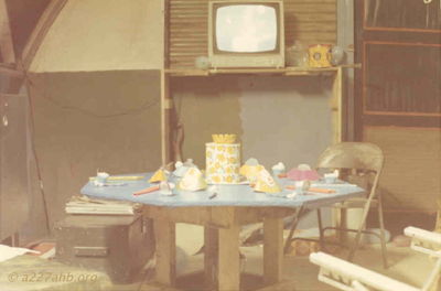 Lai Khe Hootch View
Craig Tonjes Photo

Lai Khe hootch (Dorm)
Mike Jett, Jess Findley, Daryll Booth, Tom Carson, Glen Clements, Bill Bailey and John Culhane

