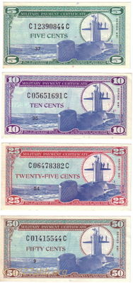 MPC
Rick Korbel Photo

Military Pay Currency (MPC) 
aka Funny Money
