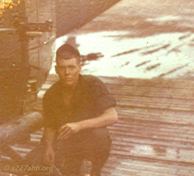 Another Soldier loses his 'Happy Camper" Status
Randy Hankins Photo

Lai Khe, 1968 - 1970
