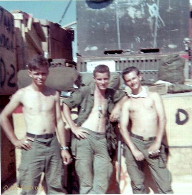 Please help with names!
David Priest Photo

Lai Khe 1969
Can anyone help with first names or home towns?
Please send that information to the web site or contact David Priest or Joe Leonard by email.

