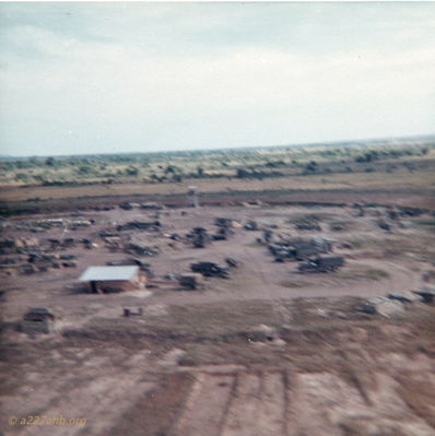 2/7 Cav Base Camp at LZ Betty, October 1967
Gordon Lewis Photo
