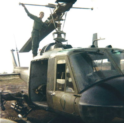 Preflight
Rickey McKay photo

 Myself inspecting ship 
