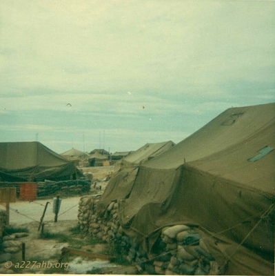 D/227 home at Camp Evans
Rickey McKay photo

 Co.D 227th.ahb 1st.flt. platoon Camp Evans home sweet home 
