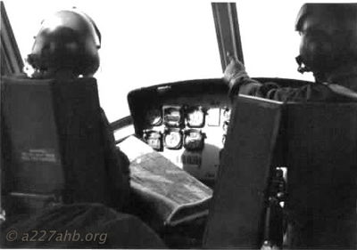 Flying Recovery
Mickey Barry Photo
Lai Khe
 Note the map! we were a little lost! 
