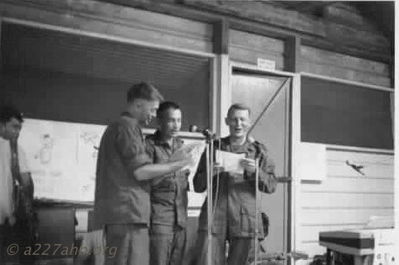 Officers Singing Chicknman Song
Mickey Barry Photo
Lai Khe
