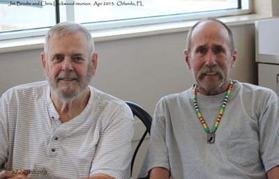 Jim Brodie and Chris Lockwood, April 2013
Chris Lockwood Photo
