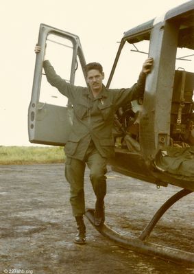 December 15, 1969. His Huey had an emergency landing later that day after enemy fire damaged the engine.
Owen Ritchie Photo
Provided by his Grandson, Michael Ritchie
