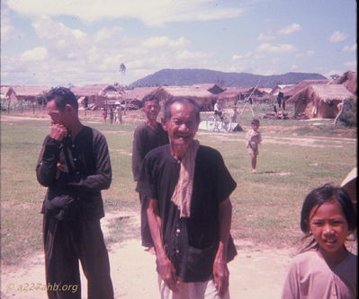 Papa Son and his two VC sons at Thien Gao
Bob Kelly Photo
