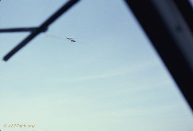 Gunship Support
Bob Kelly Photo

A series of nine photos showing the insertion of troops during a Combat Assault
