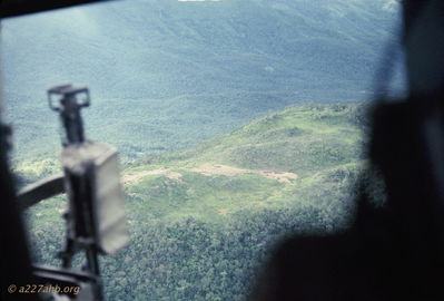 LZ Bartlett
Bob Kelly Photo

M-60 door gun in stowed position.

