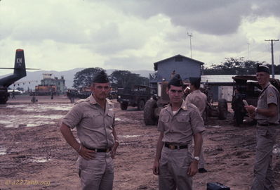 Dirk Kretschman and Bob Kelly
Bob Kelly Photo

Taken at An Khe. Dick Kretschman, 1/9 (my roommate at Fort Rucker) and Bob Kelly, A/227 awaiting transportation to Cam Rahn Bay and R&R
