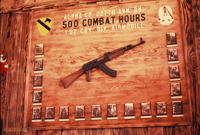 One of AK's we captured 8 November 1967
Bob Kelly Photo

Nice display. A/227, 500 combat hours with photos 
