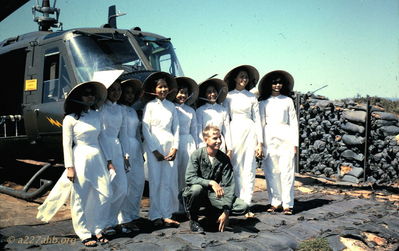 Randy Gee
Jerry Westenskow Photo

Randy Gee (Phan Thiet) with School girls.
