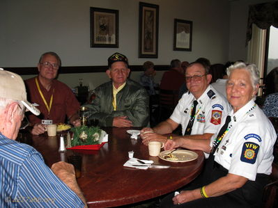 Breakfast at the hotel
Lillian Burbank Photo

Left to Right:
Howard Burbank, Aaron Cobb, Mike Tarter, Gerry Tarter
